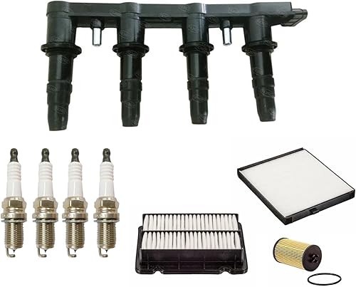 Miniatura 2 de Bobinas de Encendido Bujías Cubierta de válvula y filtros Piezas de repuesto para Chevrolet Aveo 1.6L 09-11