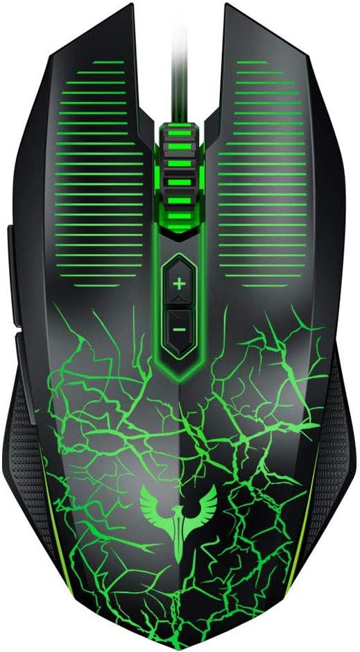 Blade Hawks Gaming Mouse Wired, [Chroma RGB Backlit] [7 Programmable Buttons] [6 DPI Adjustable], Ergonomic Optical Gaming Mice for PC, Computer, Laptop, Desktop, Windows- GM-X6