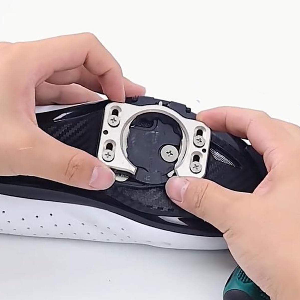 2pezzi Tacchetti Per Bici Da Strada Copripedali Da Ciclismo Adattatore Per Tacchette Sgancio Rapido Accessori Per Pedali Bicicletta Convertitore Per Tacche Piastra Per Scarpe Cicli