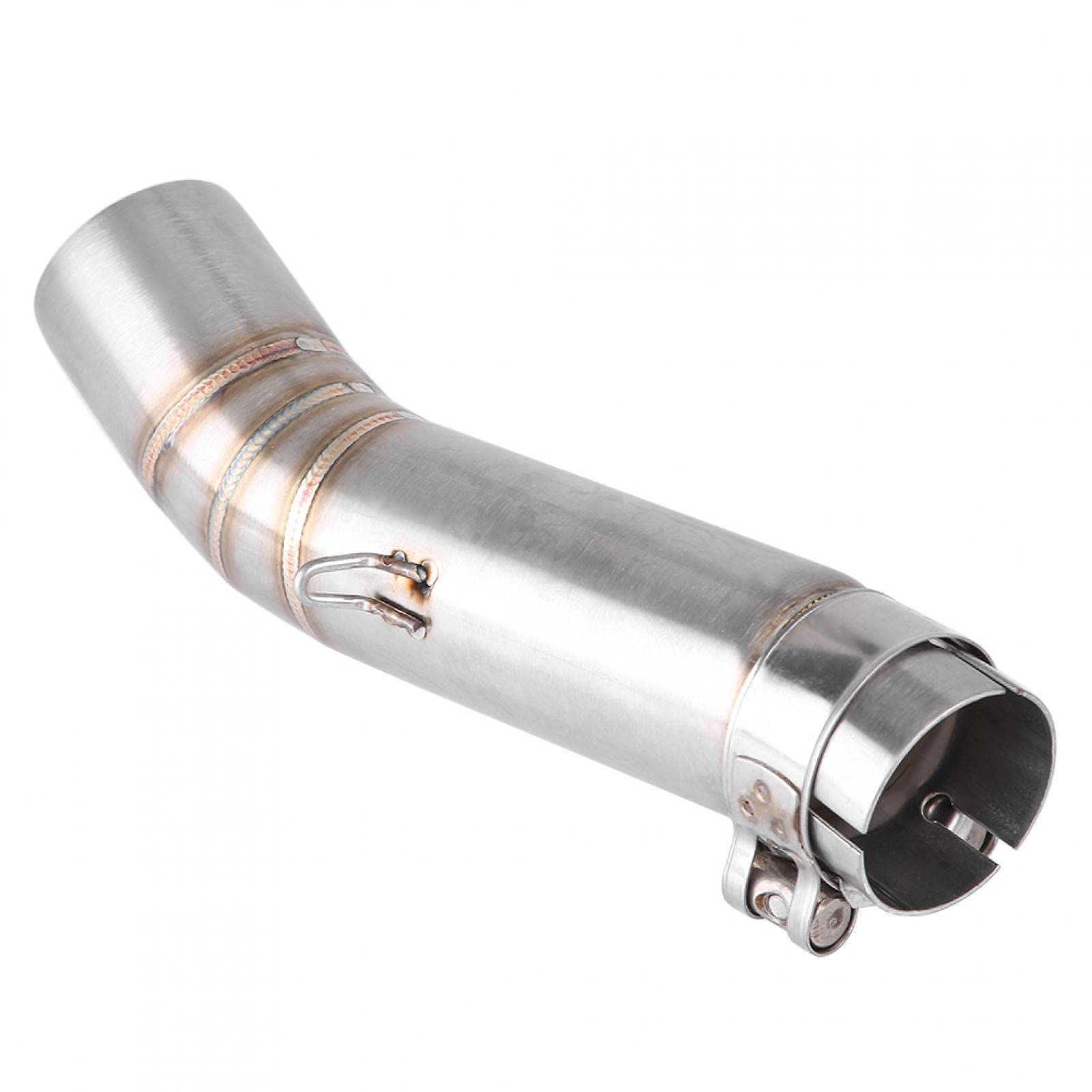 KIMISS pot d'échappement moto tube echappement link tuyau échappements slip on moto middle connect pot pour CBR500R CB500X CBR500 CB500F 2013-2015