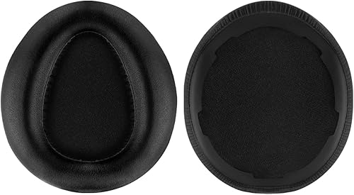 Miniatura 2 de Geekria QuickFit - Almohadillas de repuesto para auriculares MDR-10RBT, MDR-10RNC, MDR-10R, piezas de reparación con guía de video (negro)