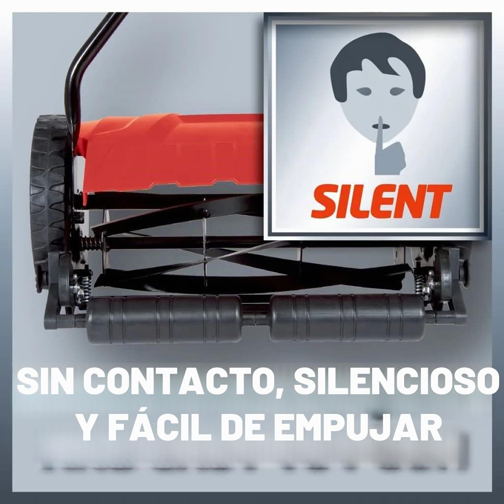 Einhell GE-HM 28 S - Cortacesped manual (altura de corte 13-38 mm , ancho de corte 38cm, hasta 250m² de jardín) (ref.3414165)