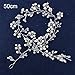 50cm Tocado Diadema para el Pelo de Novia Tiara Corona de Flores...