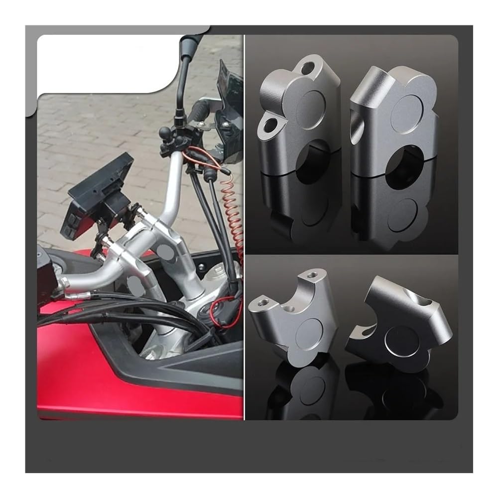 Lenkerbefestigungsklammer Für Loncin 500DS 650DS 500 DS 650 Zubehör Motorrad-Lenkererhöhungshalterung Lenkerklemmung Lenkererhöhungsadapter