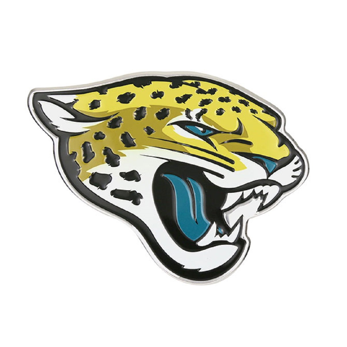 Jacksonville Jaguars NFL Aluminum Color Metal Emblem Decal