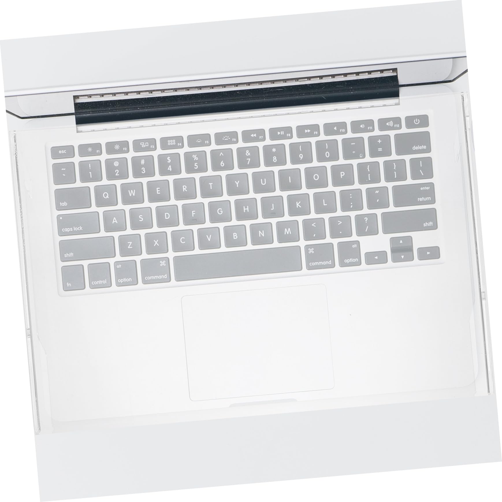 Copertura Tastiera Laptop 17, 3 Pollici in Acrilico Trasparente | Protezione Rigida Fissaggio Sicuro, Copertura Trasparente per Tastiera del Computer