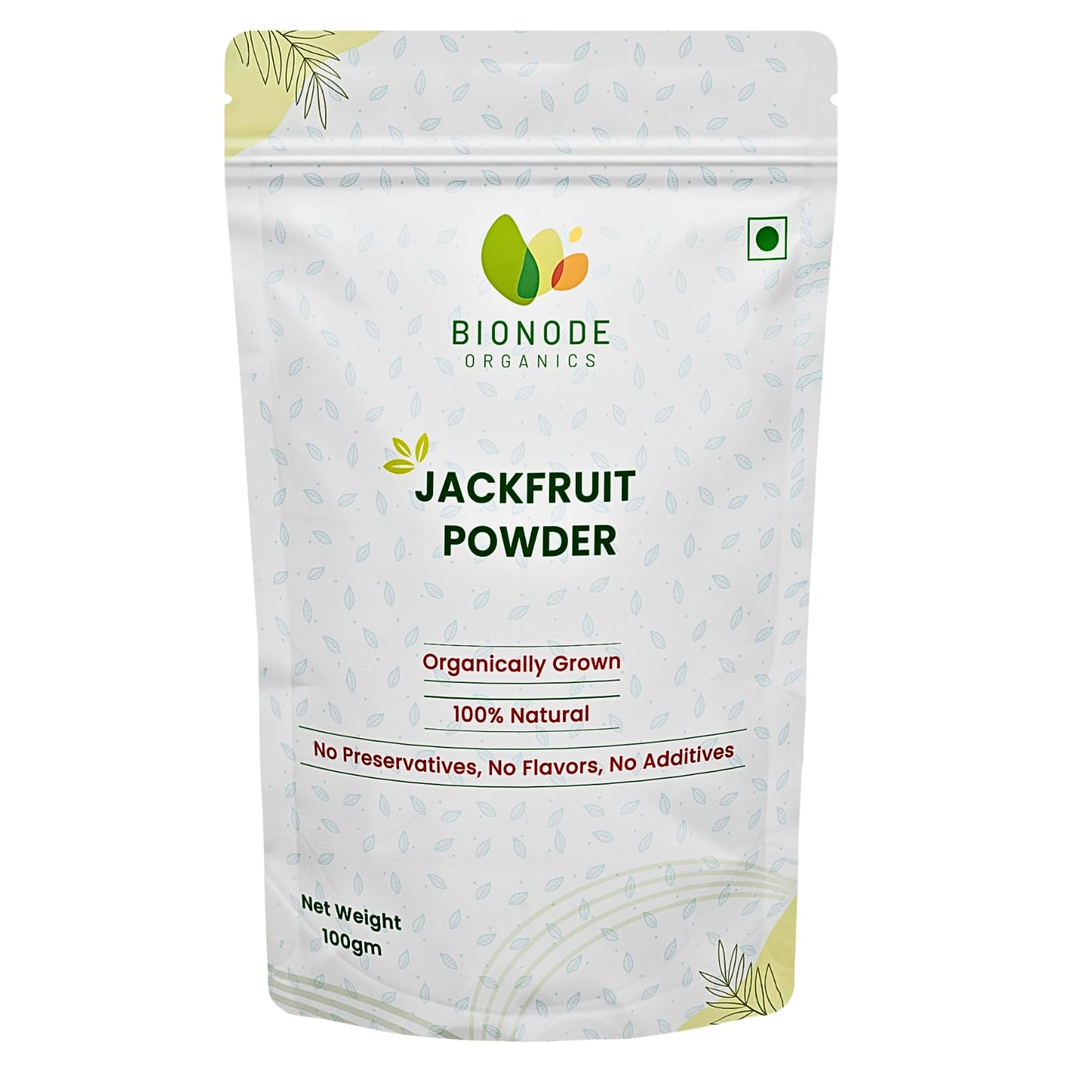 Bionode Organics Jackfruit Powder Gluten Free,| Anti Acne | Supports Digestive Health | Boosts Immunity | Improves Vision |Organic & Natural Ingredients | 200 gm (2 x 100gm) (Pack of 2)
