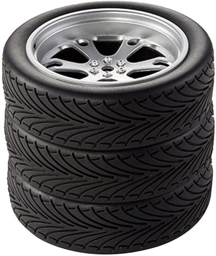 yanbirdfx Soporte de lápiz creativo en forma de neumático para lápices, organizador de escritorio, papelería de oficina, color negro