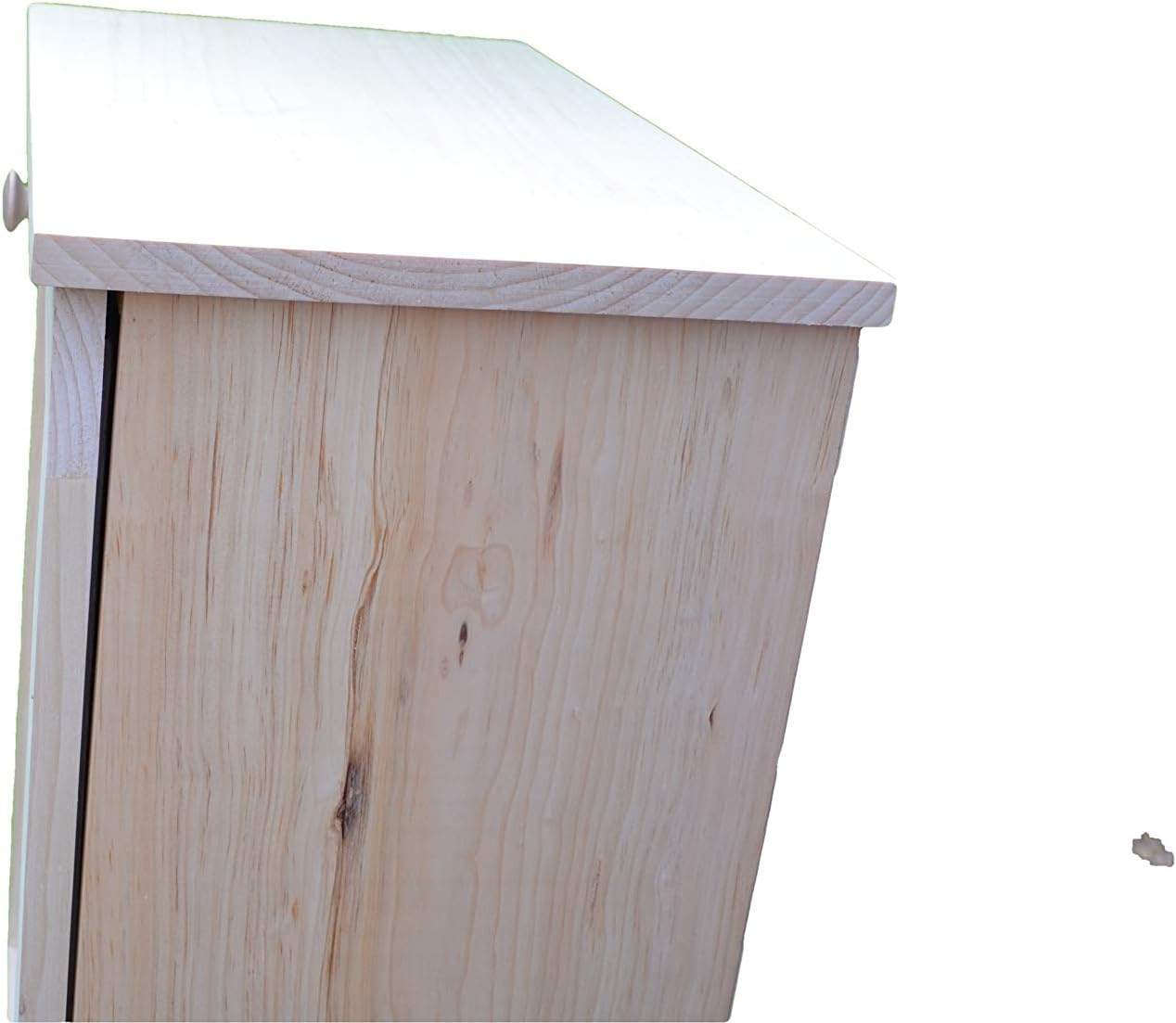 Tilt Out Solid Pine Unfinished Trash Bin Can Holder/Laundry Clothes Hamper