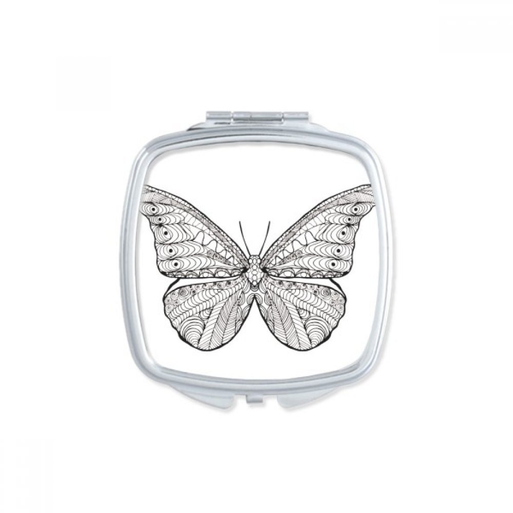 Miroir de poche animal papillon mignon, le petit cadeau portable parfait pour elle