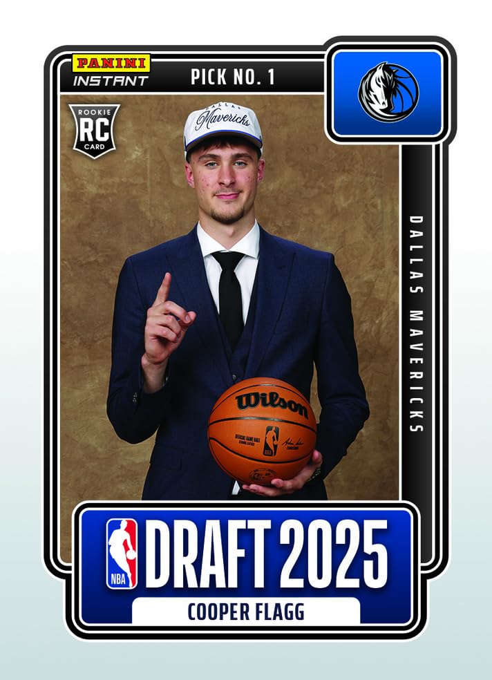 Amazon.com: 2025 Panini Instant NBA Cooper Flagg #DN1 Draft Night