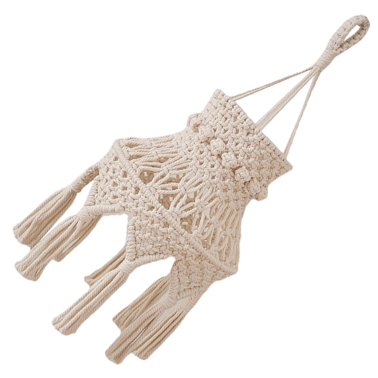 Cabilock Handmade Lamp Shade for Living Room Rope Pendant Light Ceiling Lamp Cover Decorative Hanging Light Shade