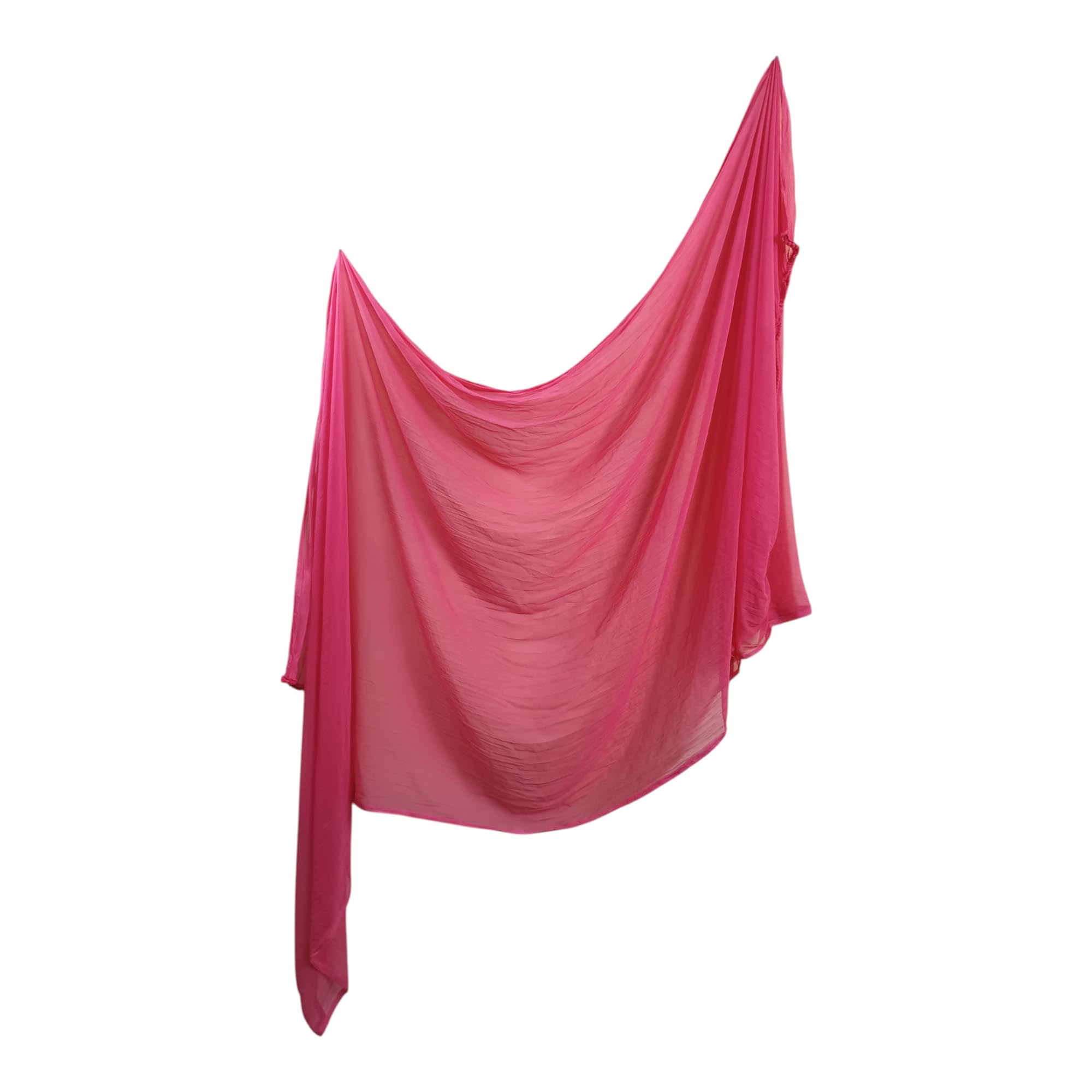 ARIPAN Soft Dailywear Casual Chiffon Solid Plain Dupatta for Women and Girls 2.25m Free Size Summer Special Pumpum Border Chunni Odhani for Ladies (gajari, 2.25m)