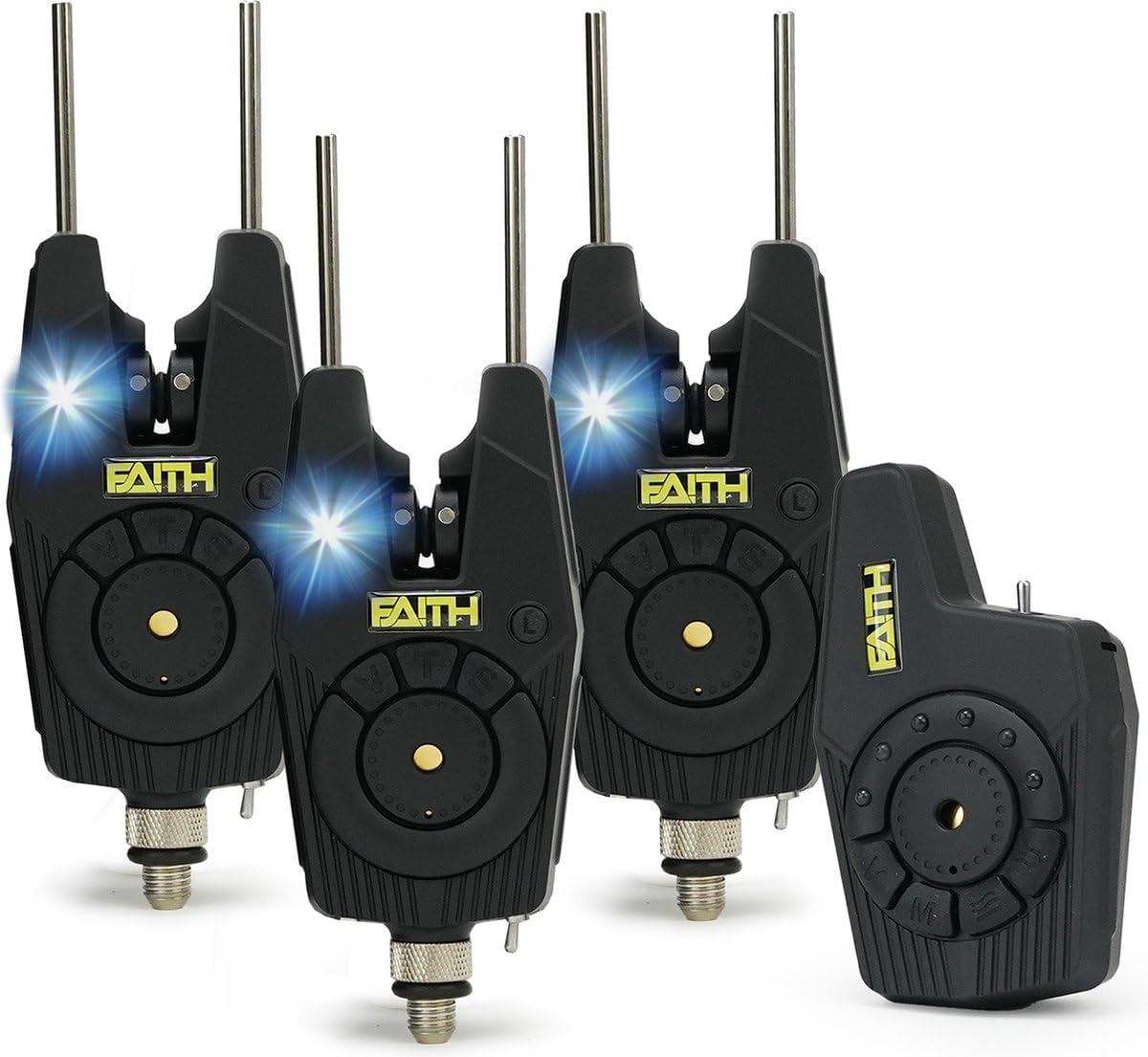 Faith VX3 Rodpod zestaw Deluxe - Rodpod Karp - Zestaw z czujnikami brań - wędkarstwo karpiowe