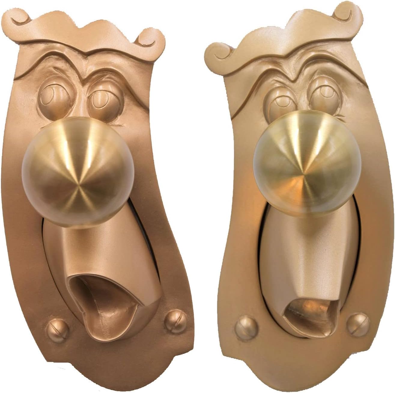 Mr. Doorknob Functional Door knob Set. Room Decoration Decor. Left or Right. Handmade.