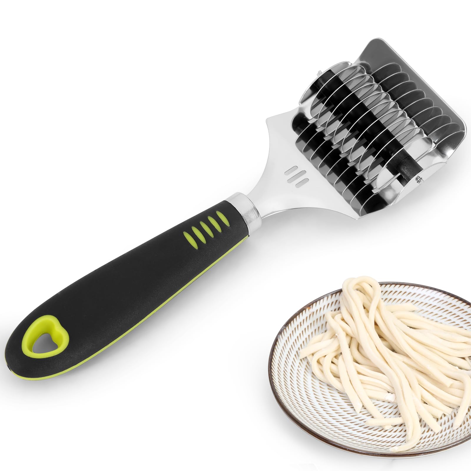 Amazon.com: KYUEWRT High Grade Stainless Steel Noodle Lattice Roller ...