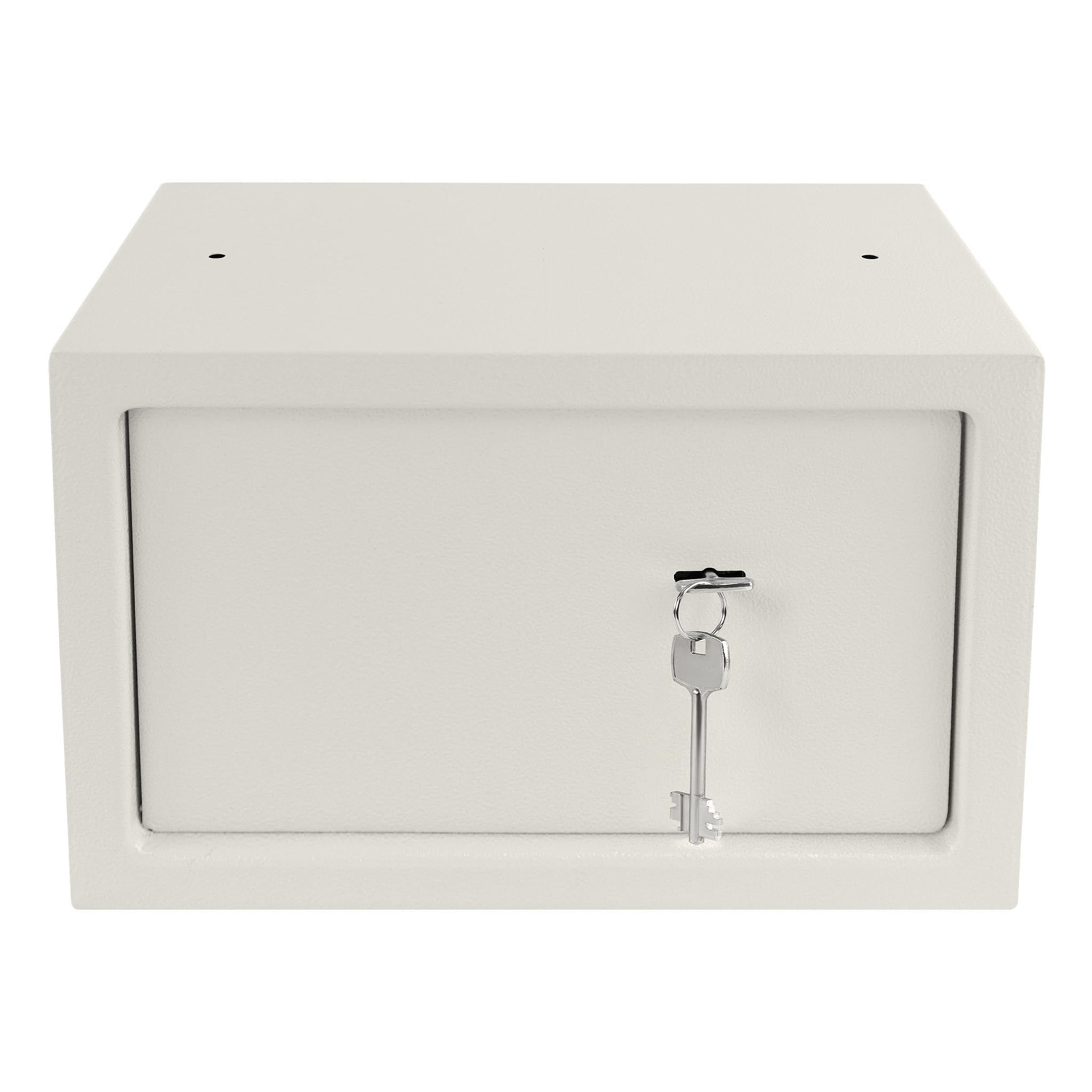 Coffre-fort pour la maison Petit coffre-fort de meubles avec clé en acier au carbone Coffre-fort mural résistant au feu et à l'eau, 31x20x20cm