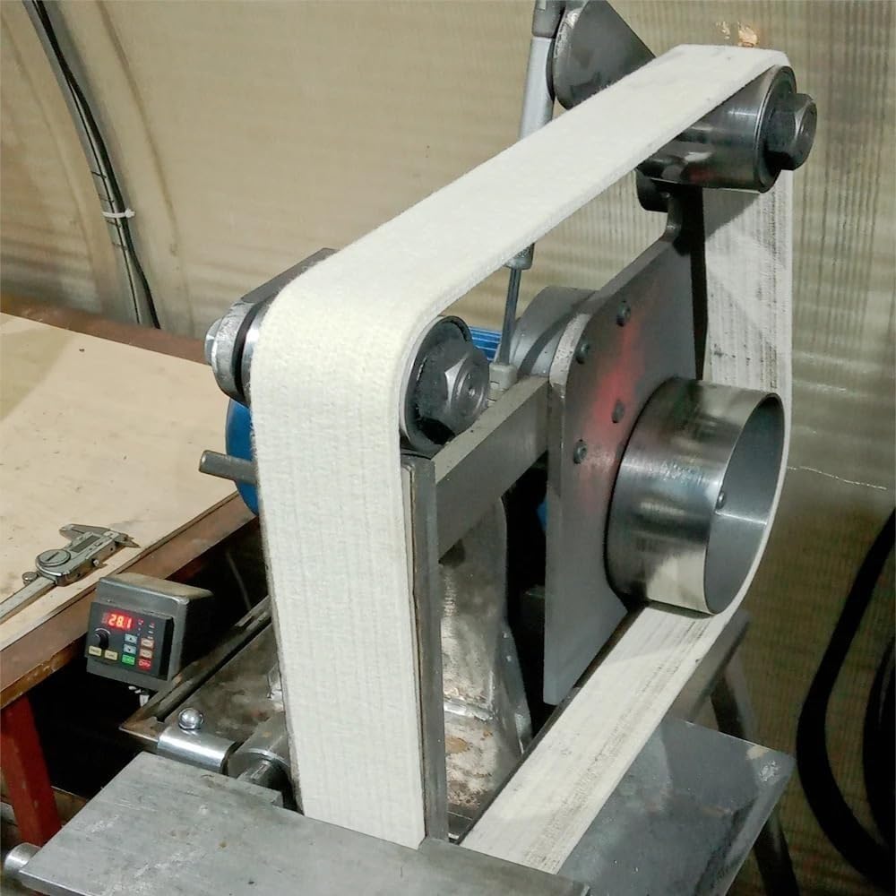 Nastri abrasivi, nastro for lucidatura in feltro di lana, 1 pz larghezza 50 mm for a specchio for tubi in acciaio inossidabile Lucidatore a filo(1220 x 50mm)