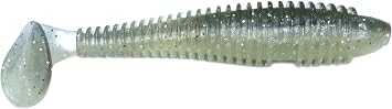 Phat Pak Baits - Phat Swimmer Keitech Style Paddletail Swimbait 3.3" 20ct Ribbed Scented Soft Plastic Bass Fishing Lure