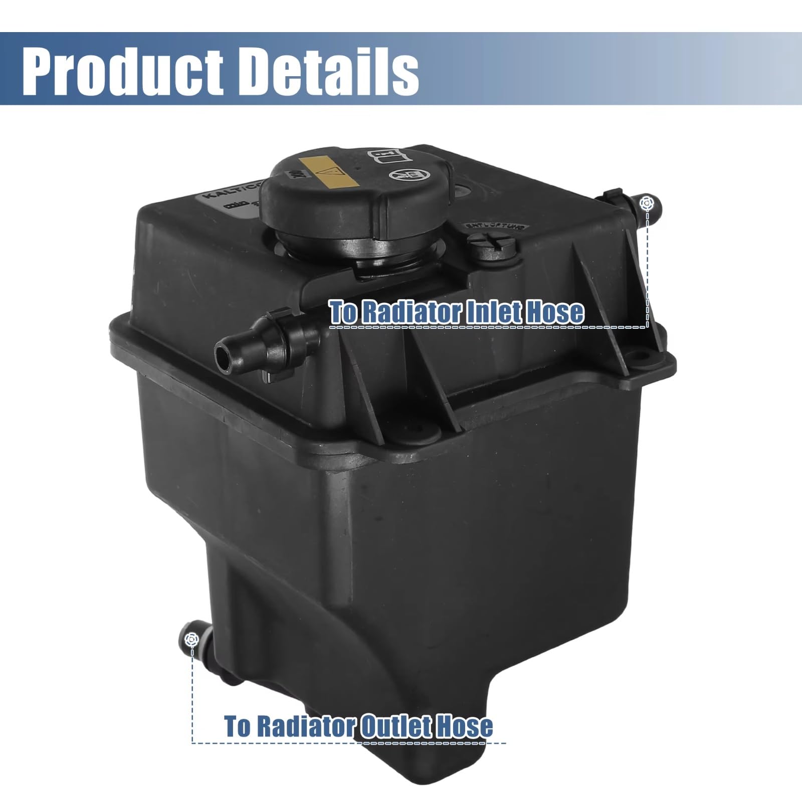 Depósito De Refrigerante Para Radiador Compatible Con Para X5 E53 V8 4.4L 2004 2005 2006 PCF000033, Botella De Expansión De Desbordamiento De Refrigerante Con Tapa. Depósito Expansión