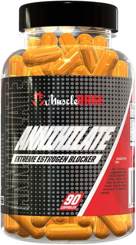 Annihilate Anti-Estrogen Supplement Capsules, 90-Count