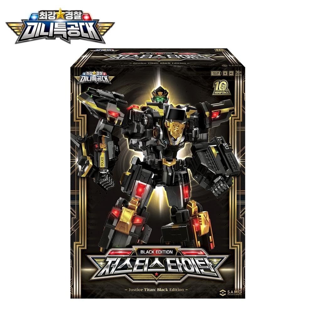ジャスティスタイタン ブラックエディション Amazon | ミニフォース 最強警察 ジャスティスタイタン ブラック