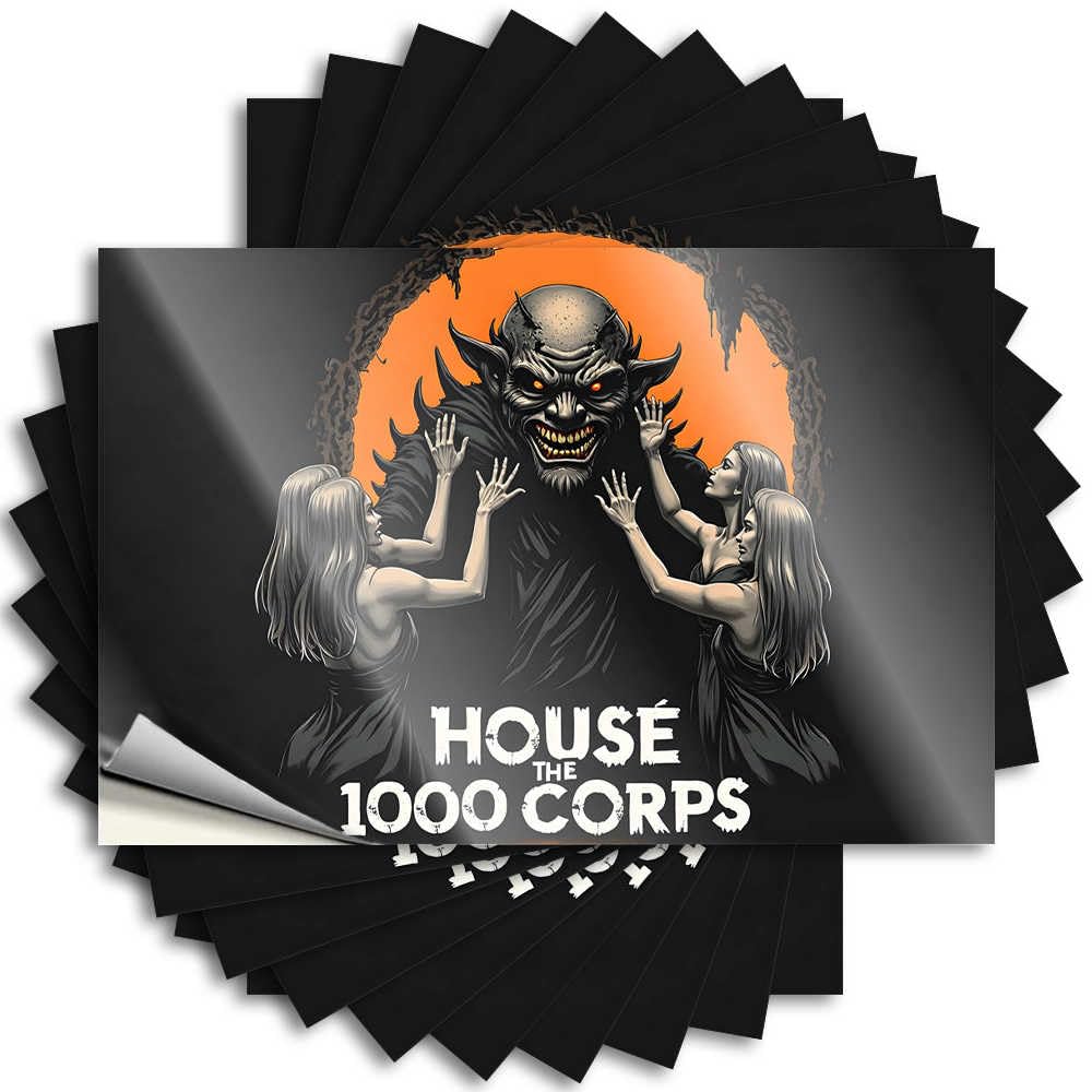 Tattoos Autumn Life Tumbler House of The Thousand Corpses: A Haunting Horror Tale - No Residue Decals for Silicone(12X18CM)