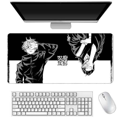 Xinchangda Gojo Satoru Mouse Pad Geto Suguru/Fushiguro Toji Anime Cartoon Anti-slip Rubber Mat Mouse Pad for Desktop PC Laptop Office 40 * 90CM Xinchangda Gojo Satoru Mouse Pad Geto Suguru/Fushiguro Toji Anime Cartoon Anti-slip Rubber Mat Mouse Pad for Desktop PC Laptop Office 40 * 90CM