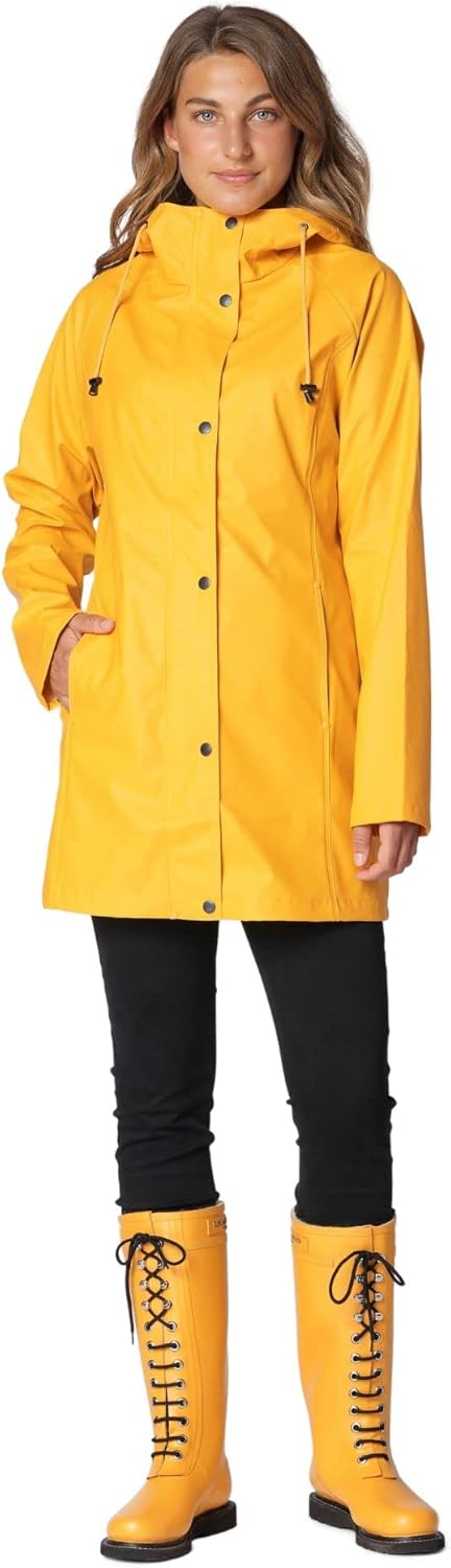 Cyber Yellow Raincoat by ILSE JACOBSEN