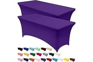 Utopia Kitchen Purple Mantel Morado Spandex Stretchy Tablecloths