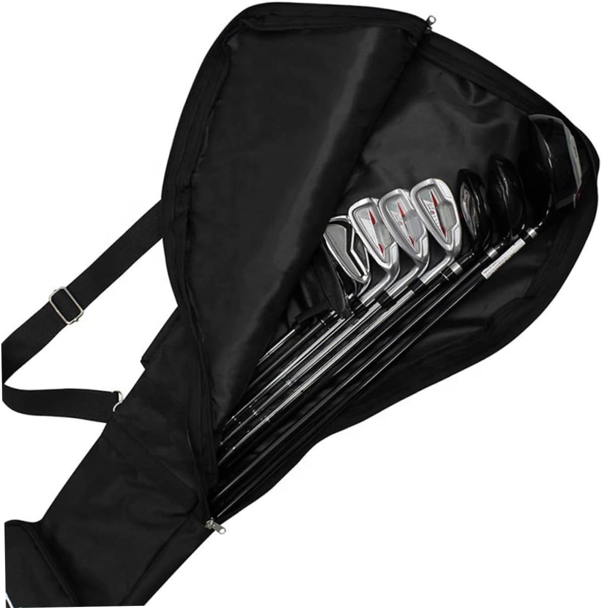 Single Shoulder Golf Bag Golfs Carrier Multi-use Holder for Easy Storage and Transport