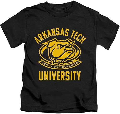 Arkansas Tech University Camiseta juvenil juvenil unisex de un color oficial de Jerry The Bulldog