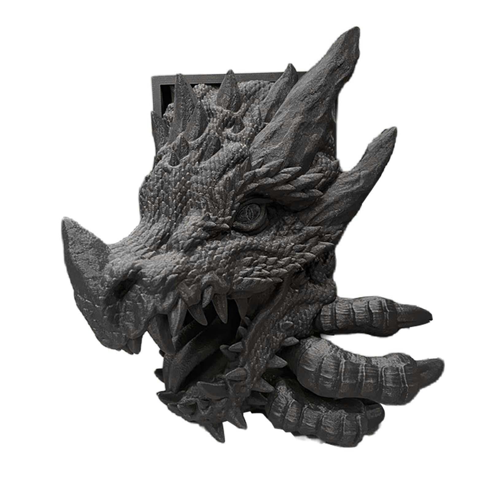 Fermalibri a Forma di Drago, Oggetto Decorativo Fatto a Mano, Statuetta di Drago, Porta Libri