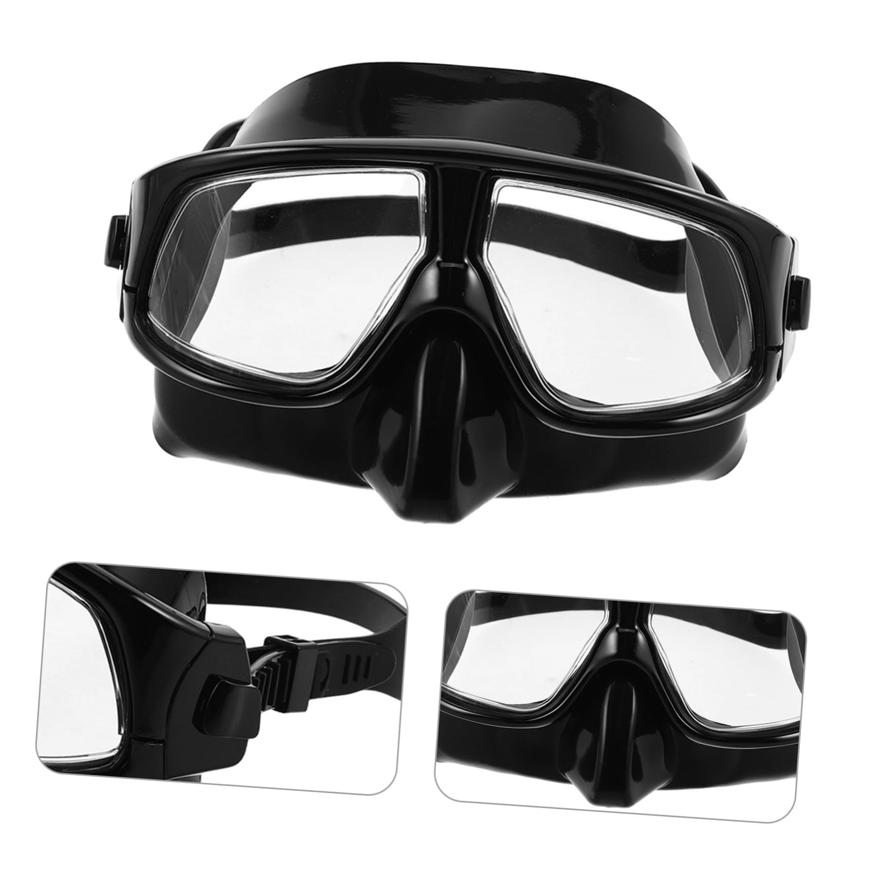 iplusmile Máscara de Buceo para Adultos Ligera con Sellado Antileak Visión y Nasal Gafas para Natación Snorkel y Buceo Piscina