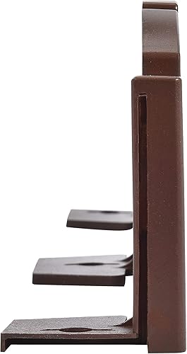 Vista 40 de EasyFlex No-Dig Borde de paisaje con picos de anclaje, 4.5 pulgadas de alto, borde decorativo de jardín Adirondack con aspecto de madera, kit de 15