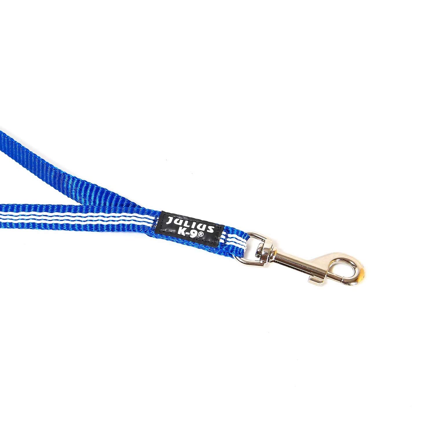 IDC Tubular Webbing Short Leash, 14 mm x 35 cm, Blue - Image 3
