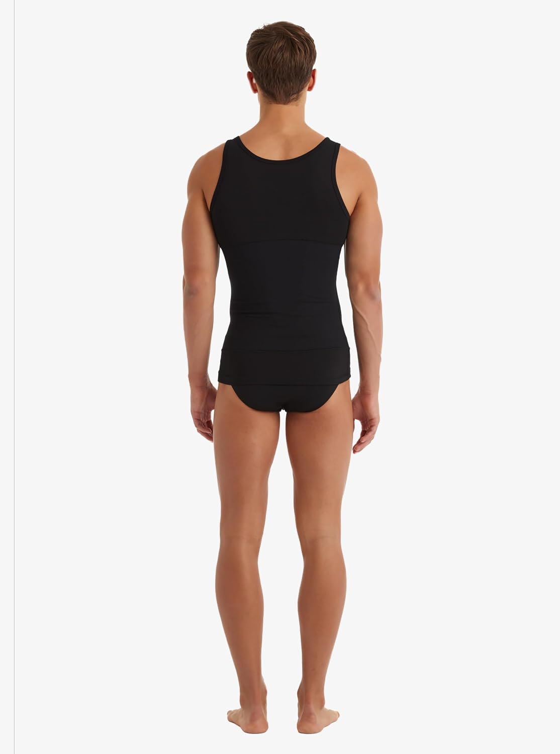 Men Compression Tank Top, Cotton Modal Elastane Blend 9209