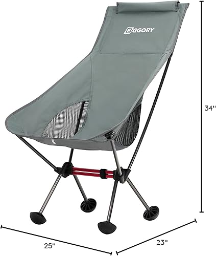 Miniatura 2 de Sillas plegables portátiles al aire libre, sillas plegables ultraligeras para mochileros, senderismo, viajes, con bolsa de almacenamiento