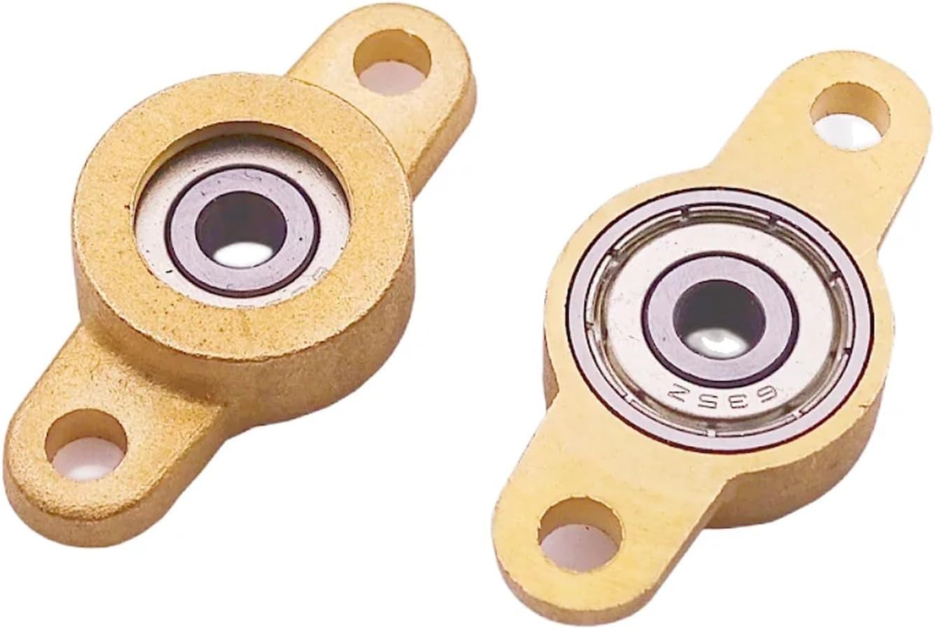 Two KFL flange bearings shown from different angles, illustrating their design for mounting.