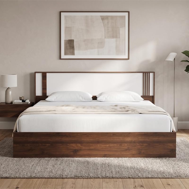 Royaloak Baleno King Bed with Hydraulic Storage, Engineered Wood