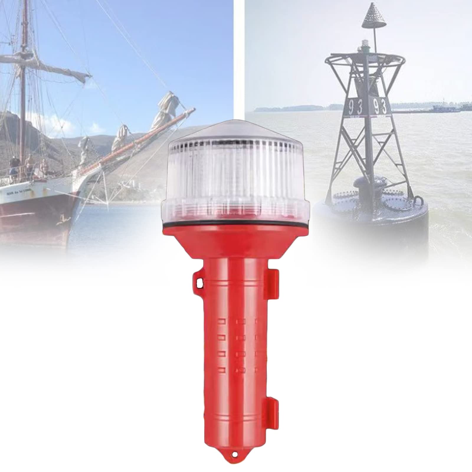 Boat Bow Lights, Anchor Light, 1.1nm Visual Distance, Anti Fog Rating 65, Rain for Versatile Ship, High Altitude, Road, Flashing Red white green