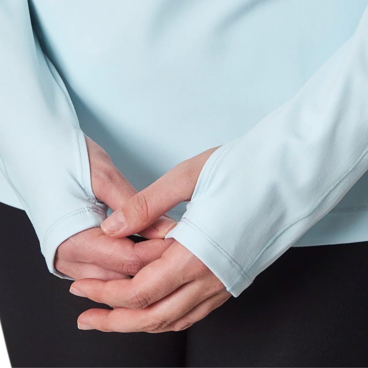 Mondetta Women's Long Sleeve Active Top with Thumb Holes