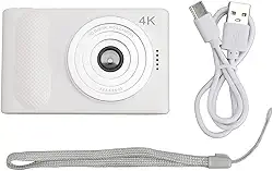 Câmera digital 4K, câmera de vlogging com foco automático, câmera de zoom digital de 48MP 16X para fotografia de viagens e ferramenta de vlogging de vídeo (-2214240064211)
