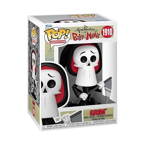 Funko Pop Animation: The Grim Adventures of Billy & Mandy - Grim - Collectable Vinyl Figure - Gift Idea - Official Merchandise - Toys for Kids & Adults - Cartoon/Animation Fans