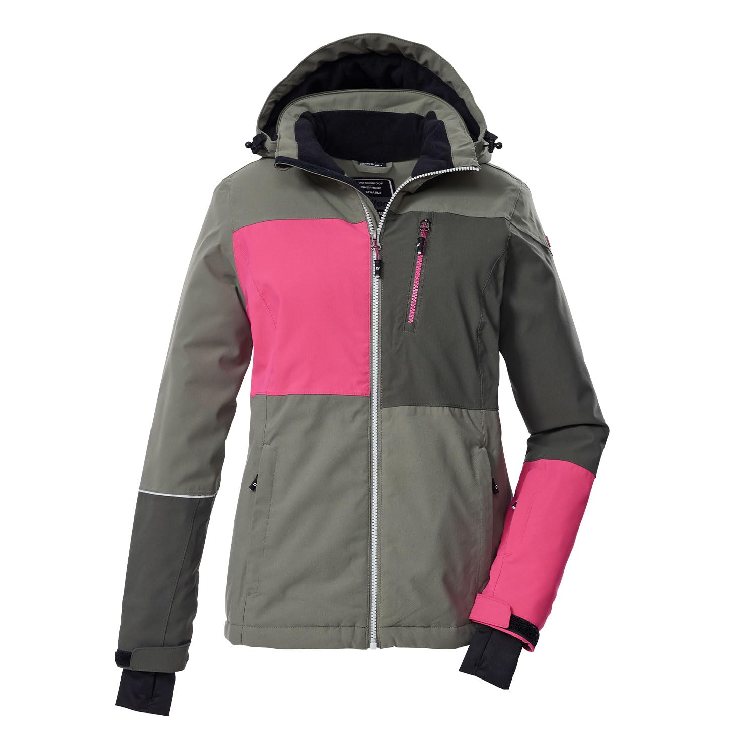 Killtec Damen Skianzug 2 teilig - mit 10.000mm Wassersäule, PFC frei - Skijacke und Skihose im Set