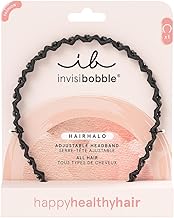 Invisibobble Hairhalo True Dark I Chic Headband for Women and Men I Headband with Adjustable Shape I Strong and Comfortable Hold