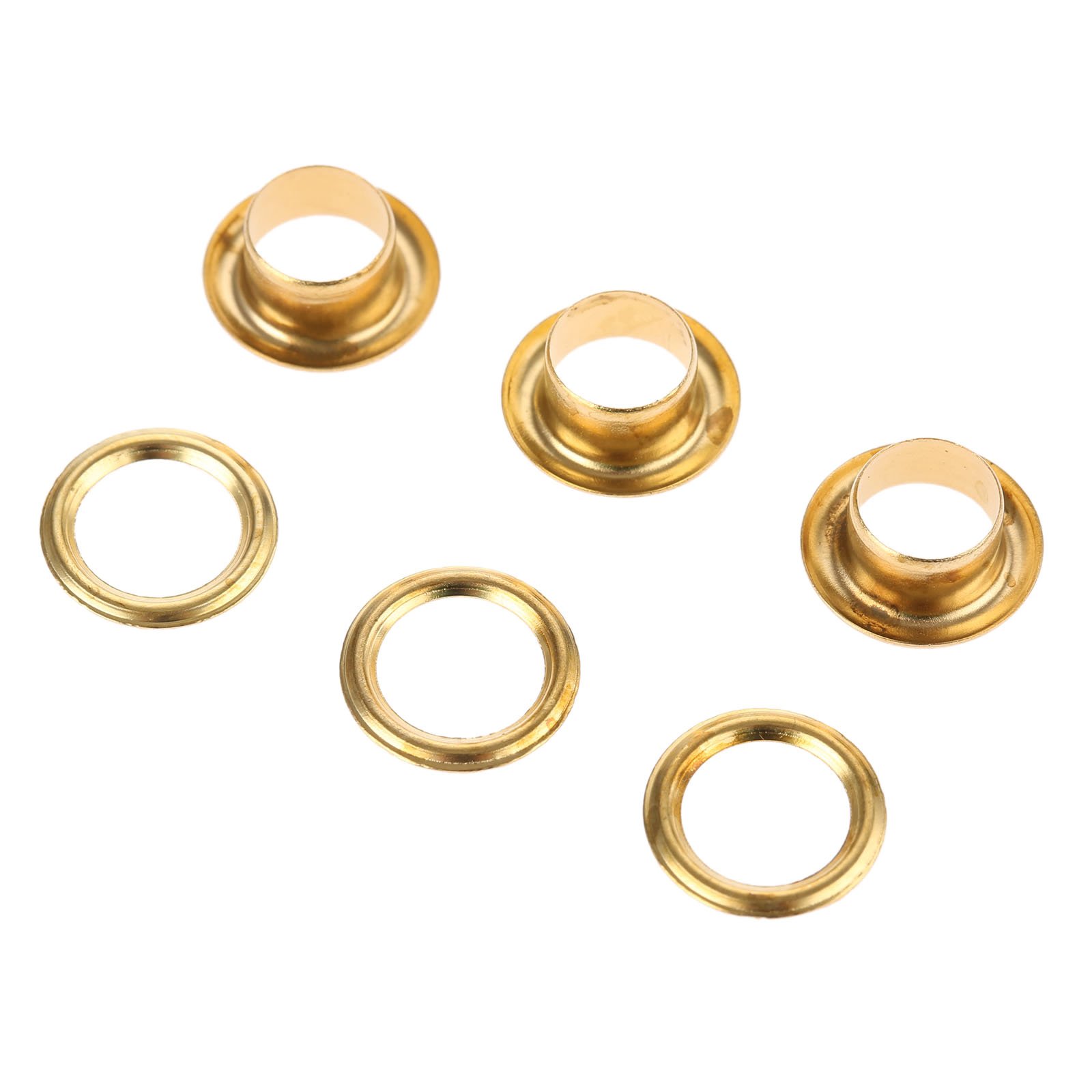 Petites Vis 8mm métal couleur dorée par 50 pcs - CARTONNAGE/Vis Rivets