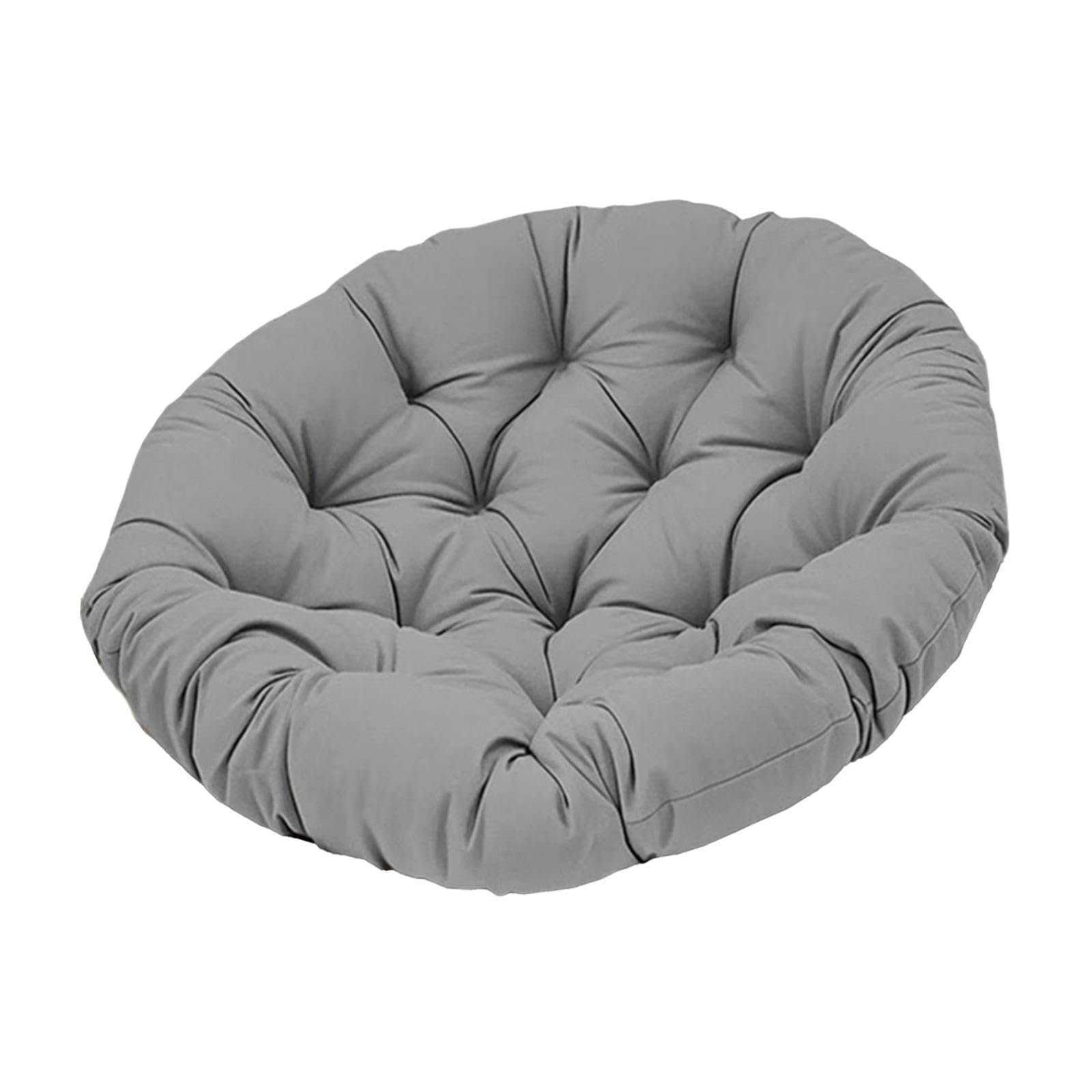 Cojín para Silla Colgante, cojín para Asiento de Exterior, para Silla Columpio Multiusos para Interior y Exterior, Gris