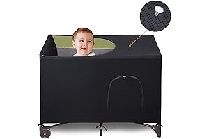 Travel Crib Cover with Breathable Netting: The Ultimate Baby Comfort Zone at Home and On-The-Go