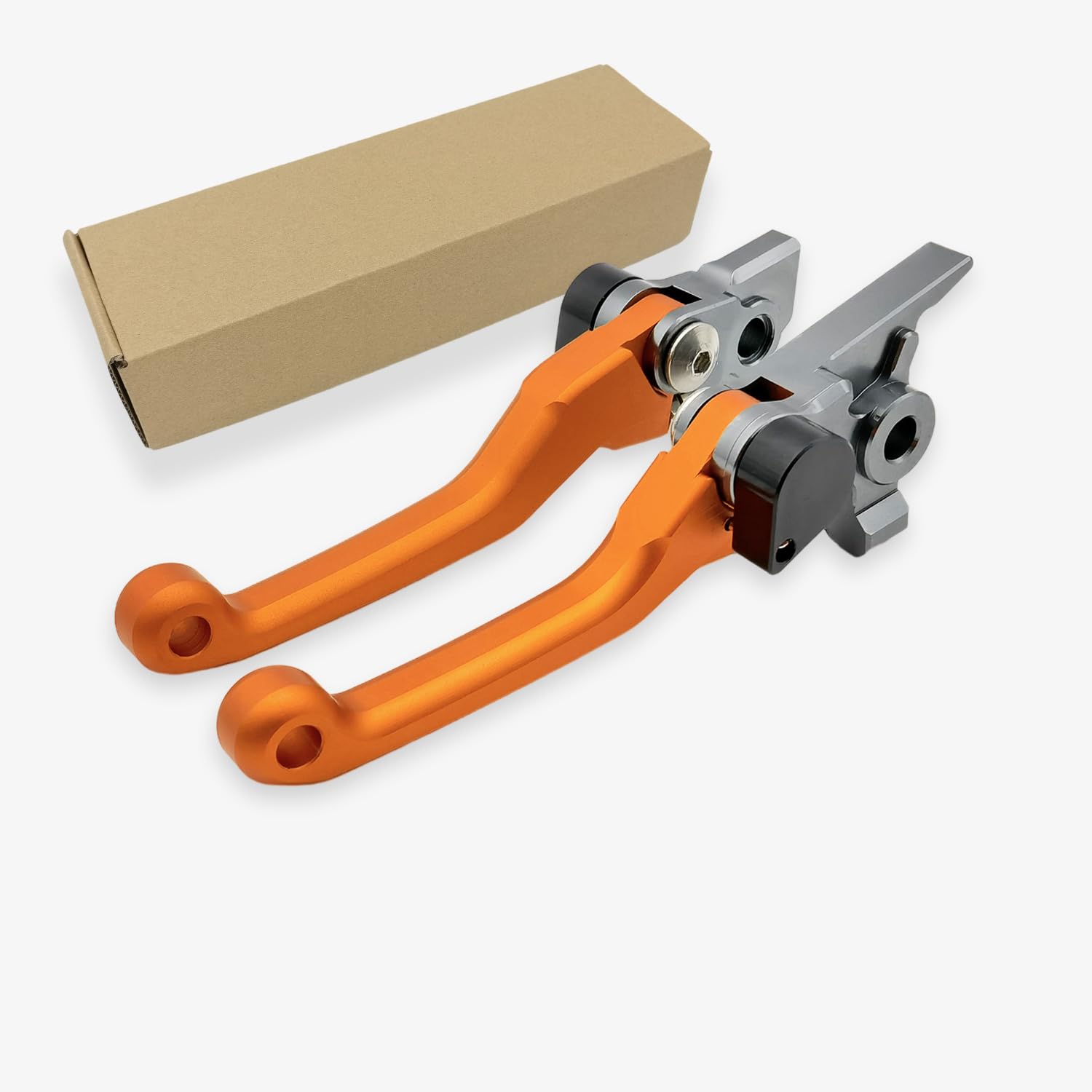 Generic Leve freno e frizione pivot per KTM 250 350 450 500 SXF XCF SX EXC-F 2014-2023 (arancione)